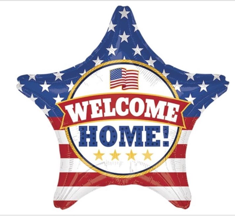 28 in. Welcome Back Patriotic Balloon