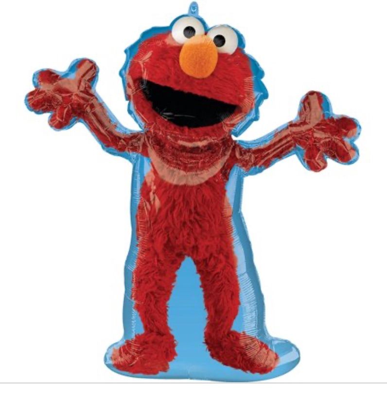 Elmo Figure Sesame Street 32 Birthday Party Mylar Foil Balloon
