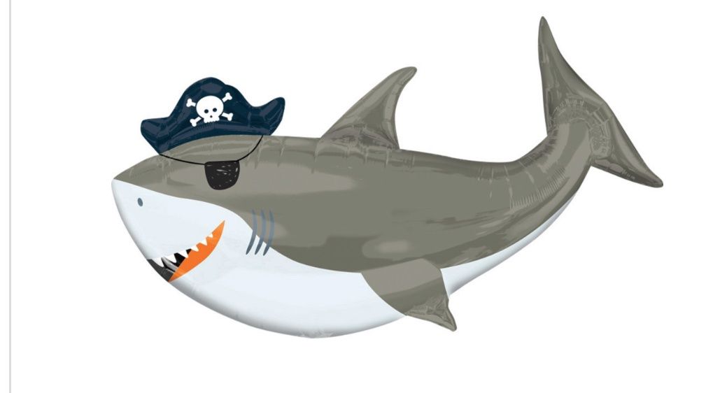 Shark Supershape Foil Balloon, 40in