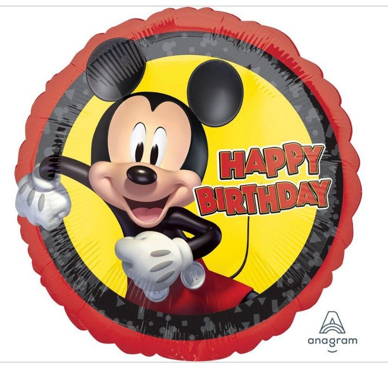 Mickey Forever Birthday Foil Balloon