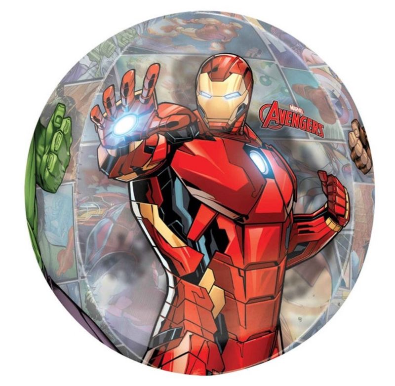 Avengers Marvel Powers Unite Clear Orbz Balloon