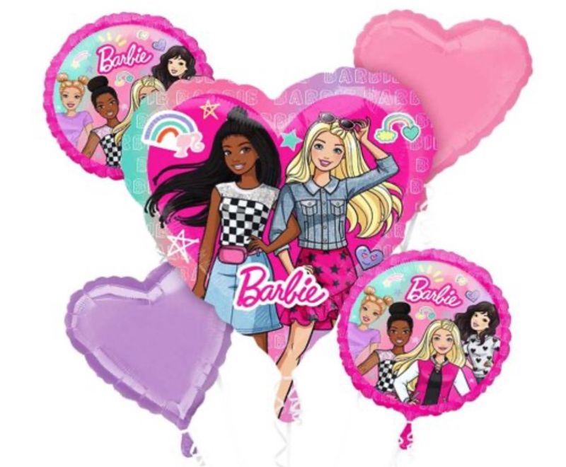 Barbie Dream Foil Balloon Bouquet