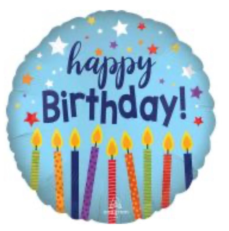18in Happy Birthday Celebrate Foil Balloon