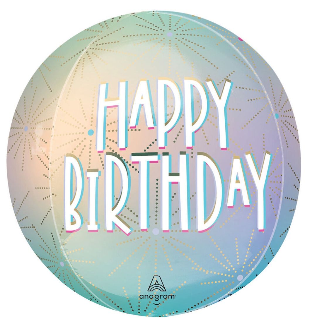 Pastel Dream Birthday 16&quot; Orbz Balloon