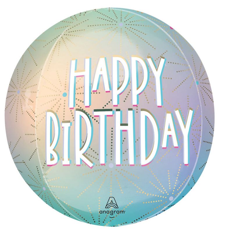 Pastel Dream Birthday 16&quot; Orbz Balloon