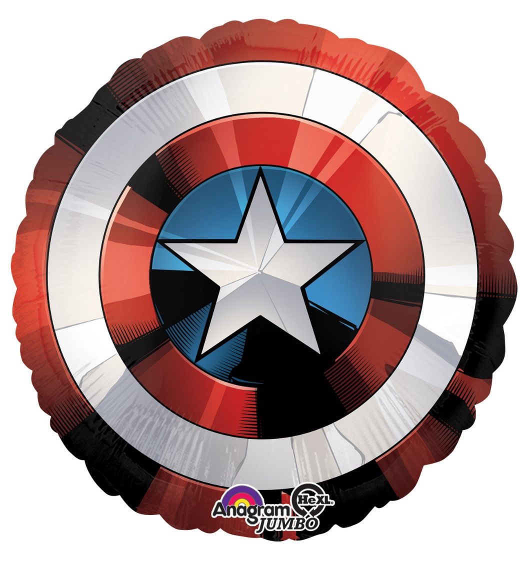 28&quot; Captain America Avengers Shield Foil Balloon