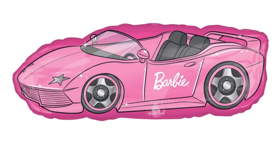 Barbie Roadster Supershape Foil Balloon, 25 Inches