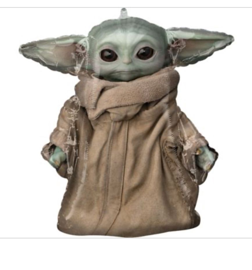 Baby Yoda Supershape Foil Balloon, 28in