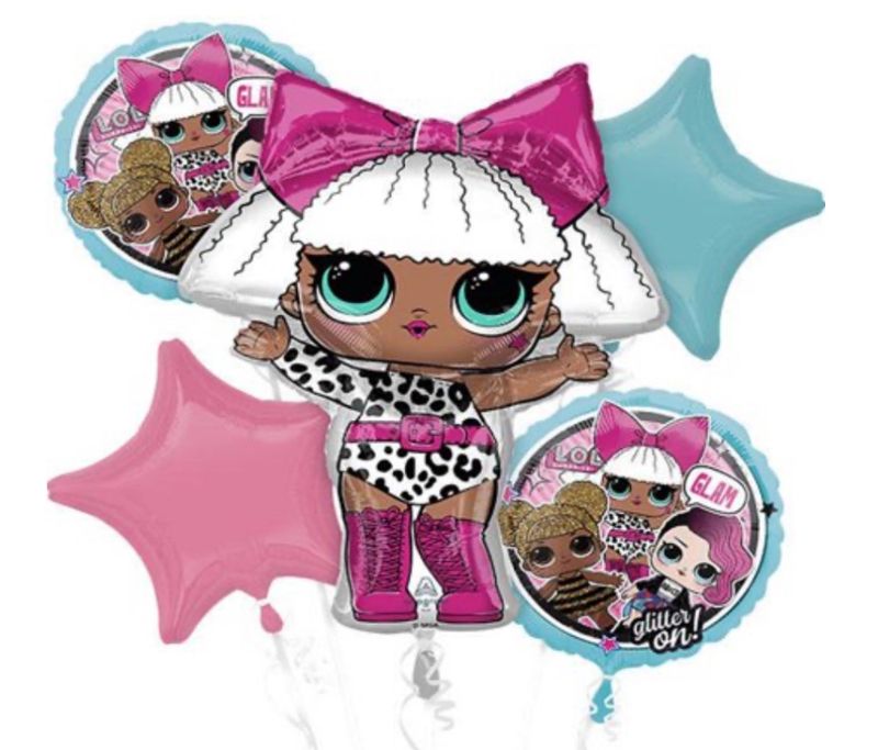 LOL Surprise Glam Balloon Bouquet