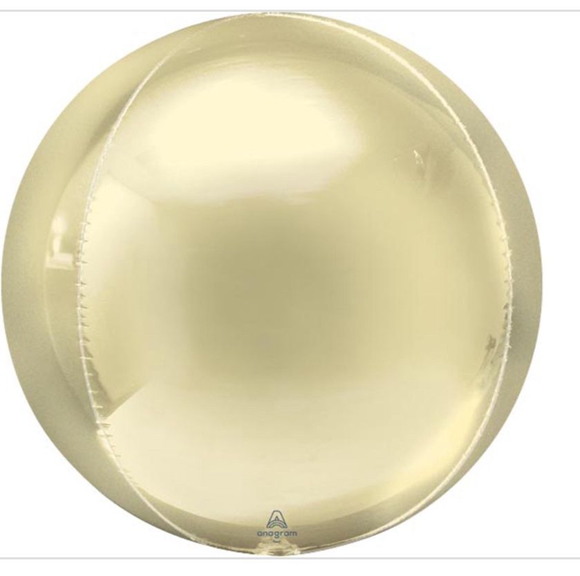 Pastel Yellow Orbz Balloon