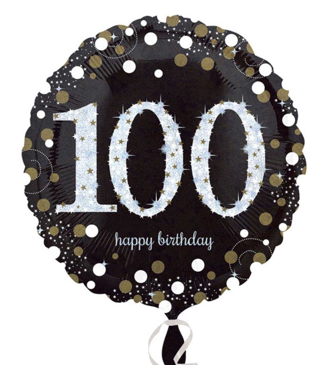 Foil Balloon - Sparkling Birthday 100