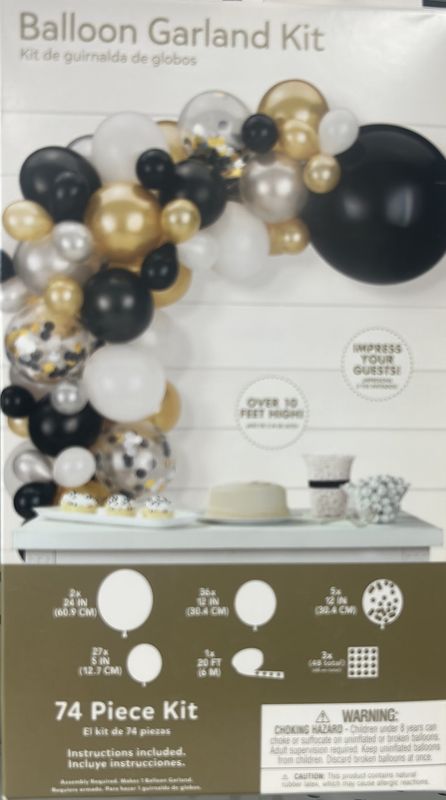 Balloon Garland Kit, 120 Inches, 1 Count