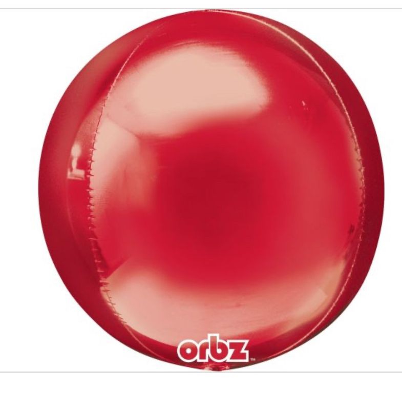 Red Orbz Balloon, 16 Inches