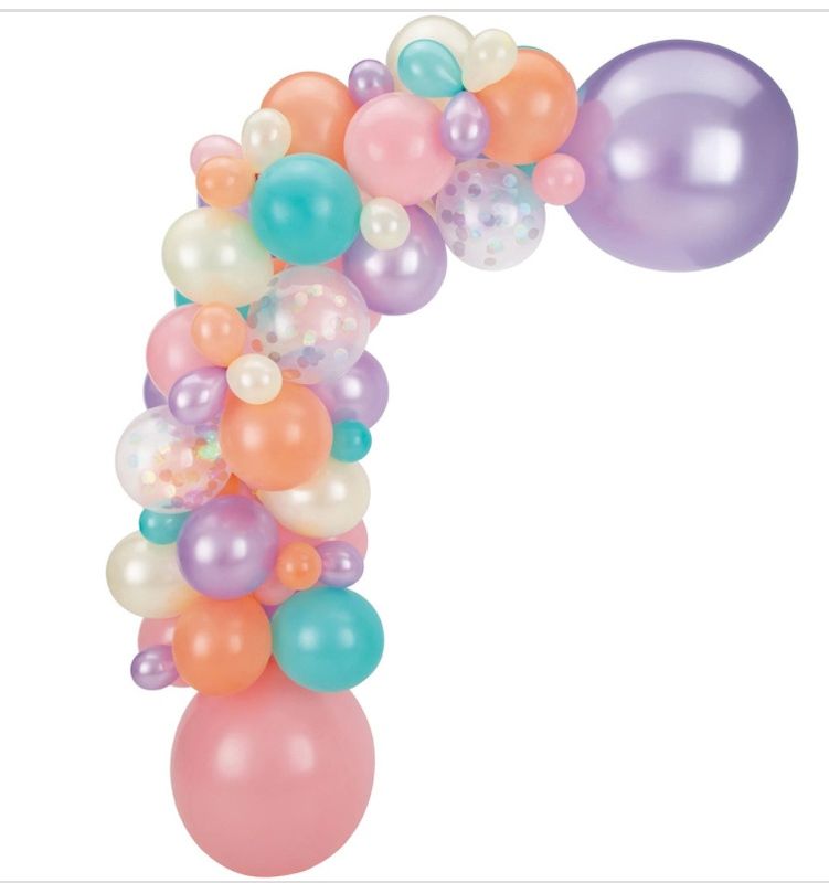 Sorbet Multicolor Balloon Garland Kit