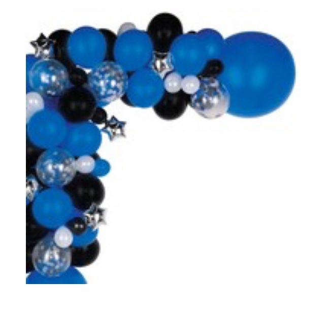Graduation Balloon Garland Kit, Blue