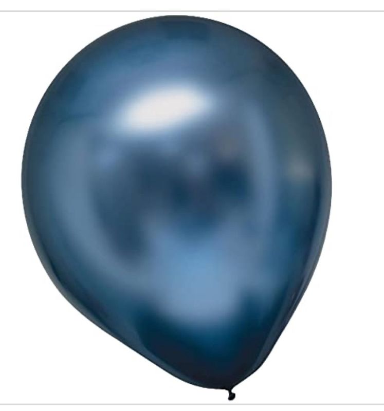 Satin Luxe Latex Balloon - 11&quot; | Azure | 6 Pcs.
