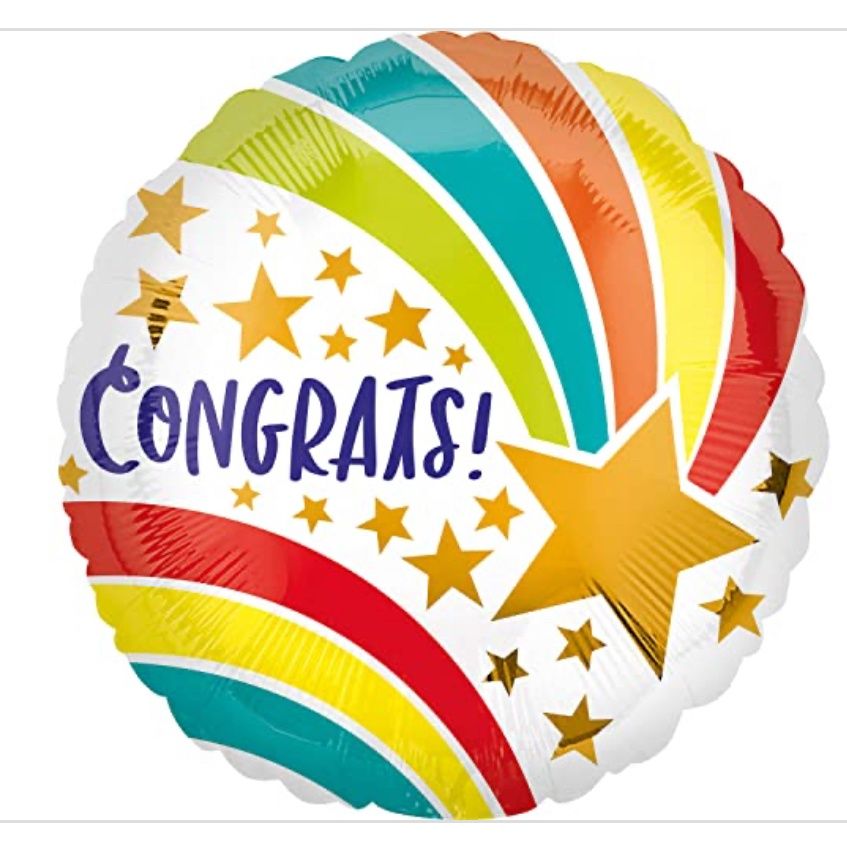 18&quot; Congrats Shooting Star
