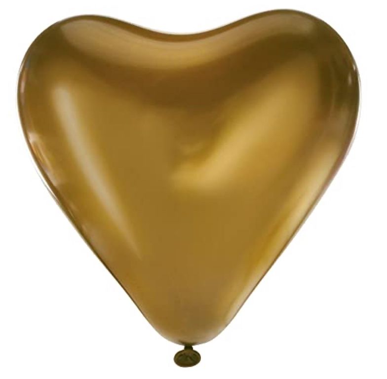 Heart-Shaped Satin Luxe Latex Balloons - 12&quot; (6 Pack)