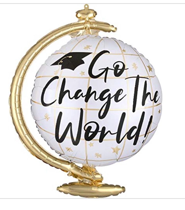 Go Change the World Supershape Balloon