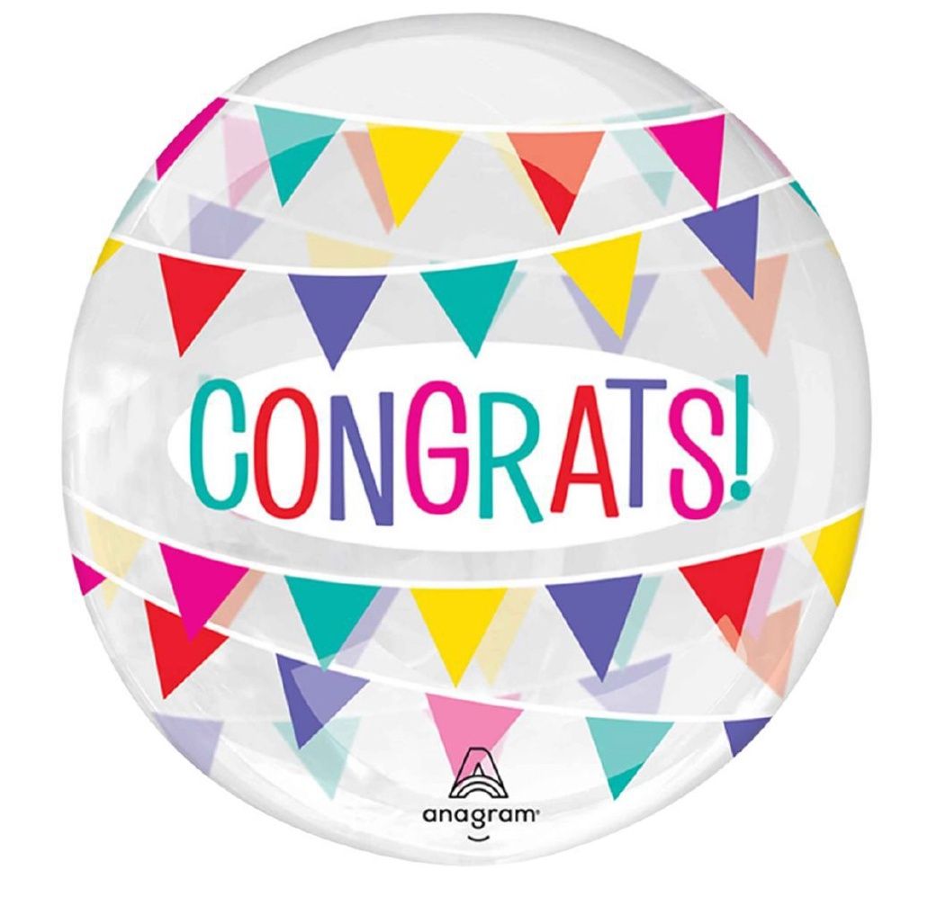 Orbz Congrats Banner Balloon