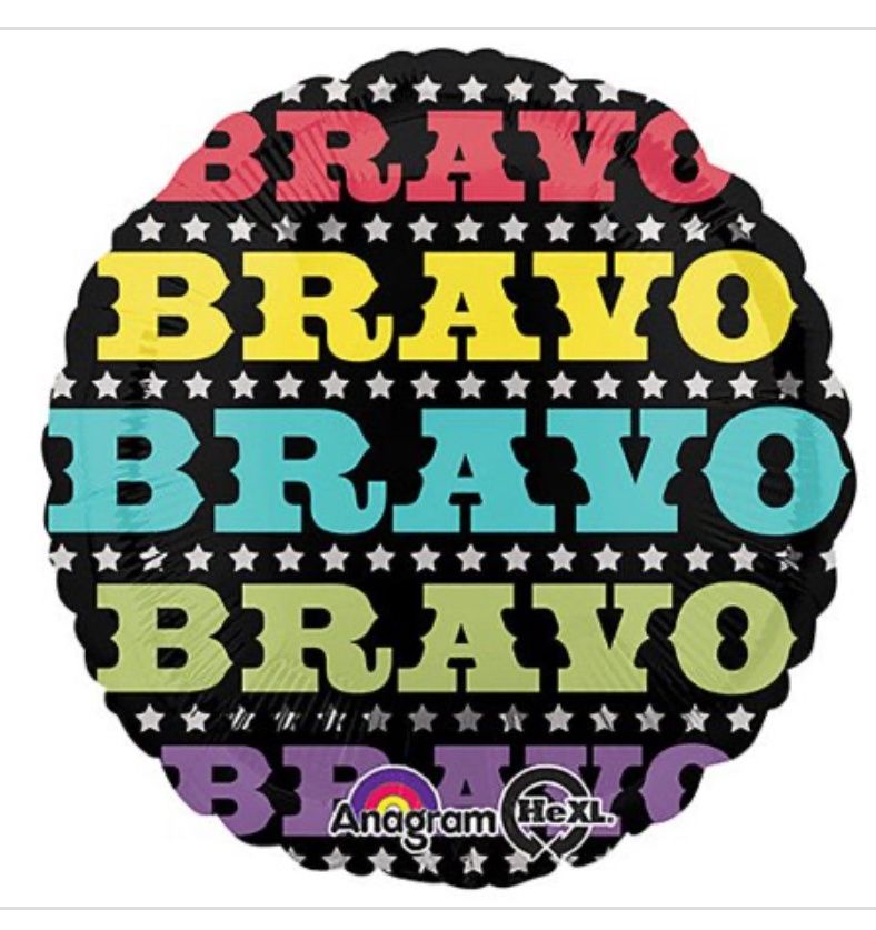 18 Inch Bravo Bravo Foil Mylar Balloon