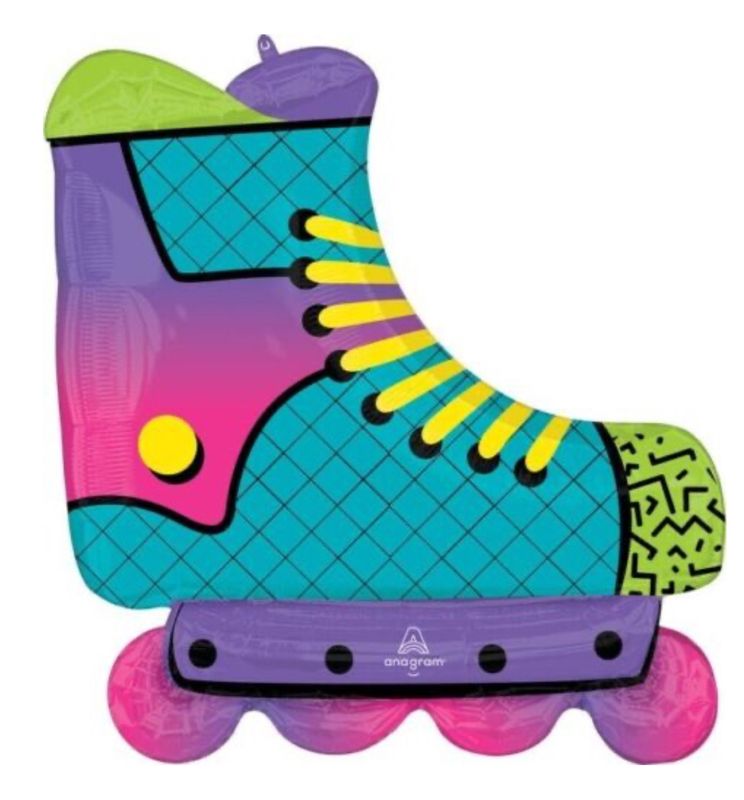 90s Party Inline Skate 27&#39;&#39; Balloon