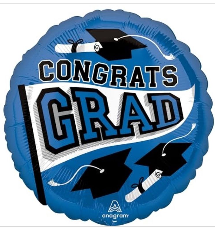 18 Inch Congrats Grad - Blue 