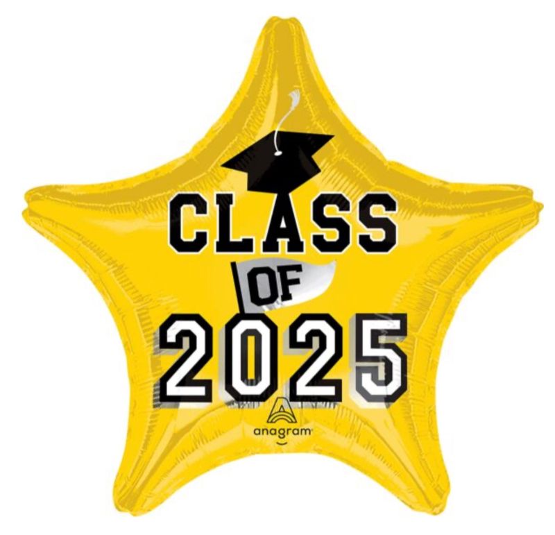 19&quot; Class of 2025 - Yellow