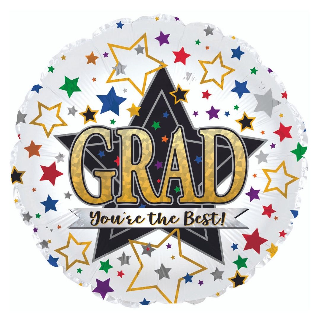 17&#39;&#39; Grad You&#39;re The Best Foil Balloons