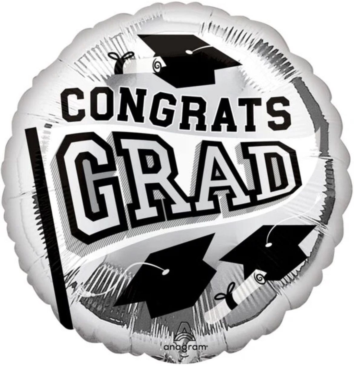 18 Inch Congrats Grad - Silver