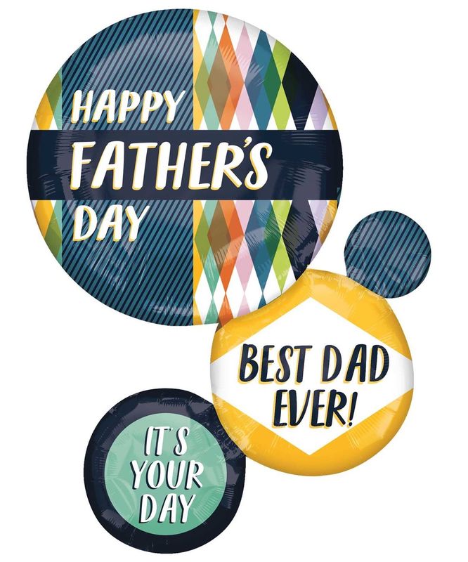 28&quot; Father&#39;s Day Retro Cluster