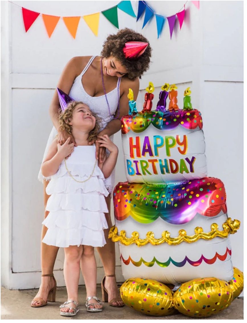 53″ Birthday Cake AirLoonz Balloon – Anagram