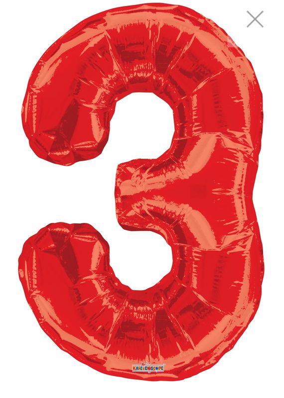 34&quot; Red #3