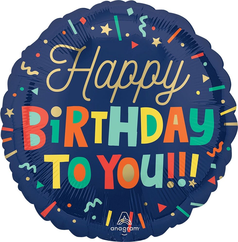 17&quot; Bright Birthday Blocks