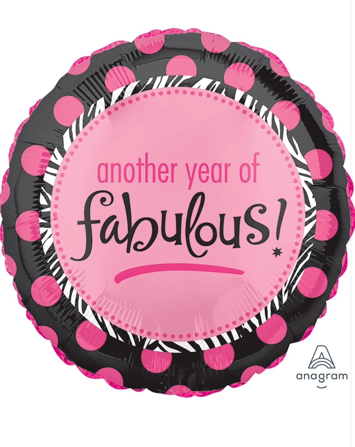 Boa Another Year of Fabulous Happy Birthday Balloon