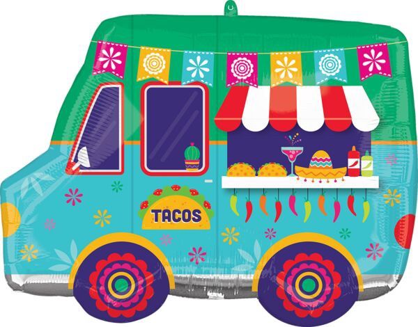 Taco Truck Supershape Balloon 