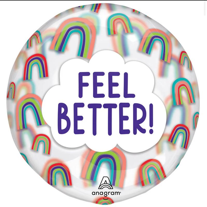 18 Inch Clearz - Feel Better Rainbows