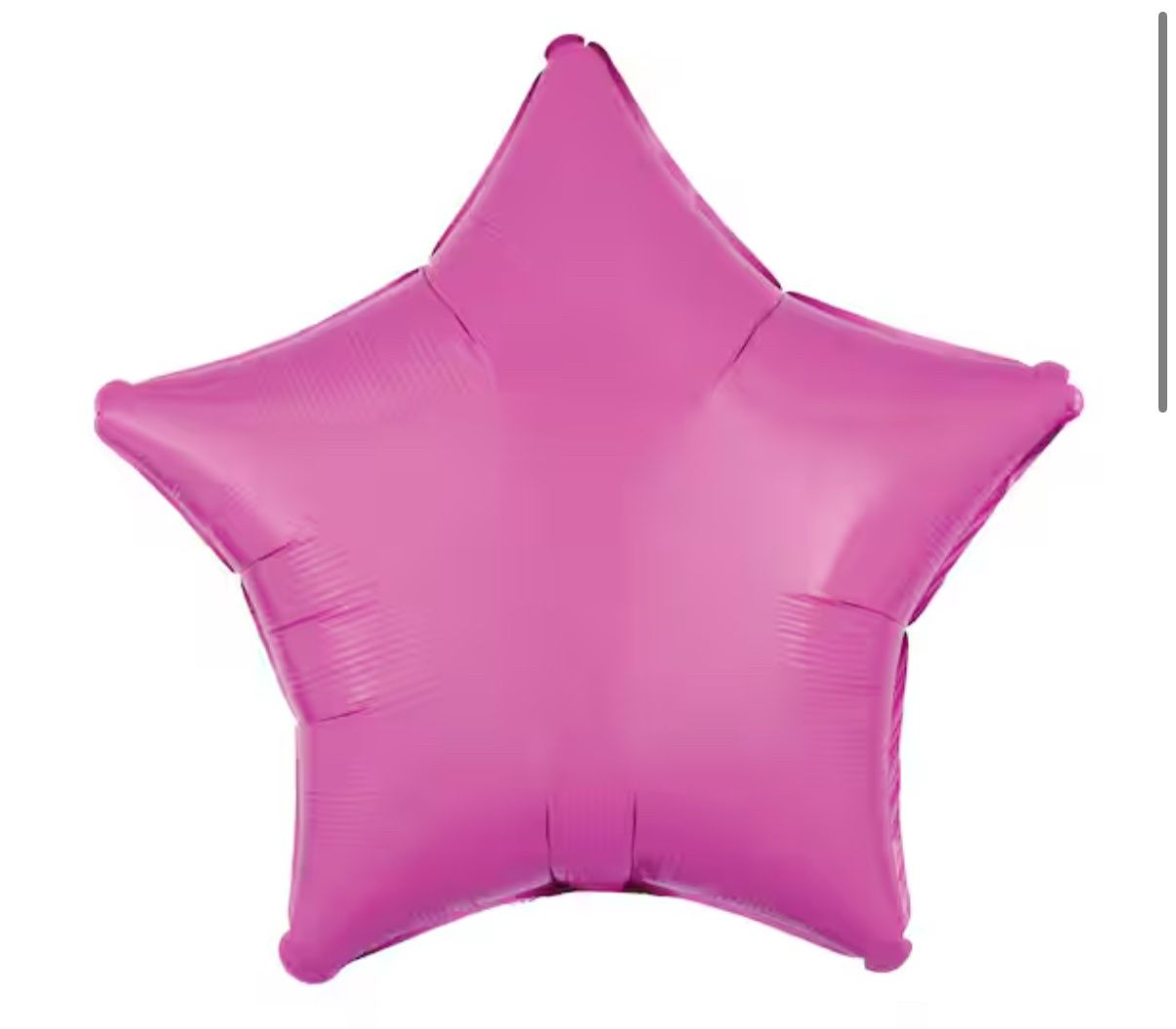 Hot Pink Mylar Star Balloon 16 in. 