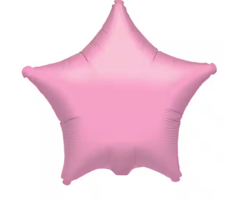Pink Mylar Star Balloon 16 in. 