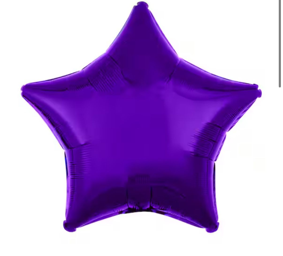 Purple Mylar Star Balloon 16 in. 