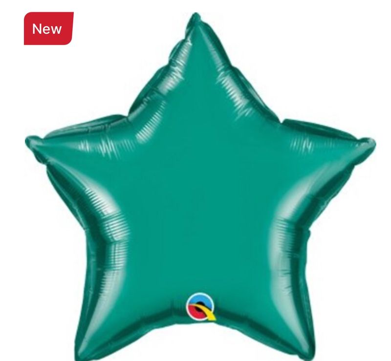 Teal Mylar Star Balloon 16 in. 