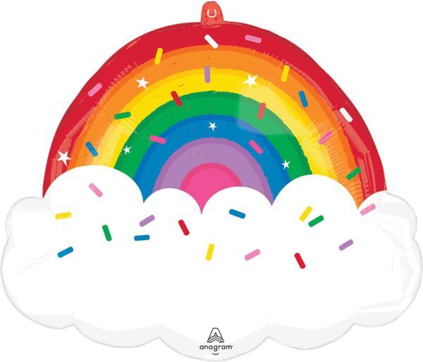 Sprinkles Rainbow Supershape Balloon