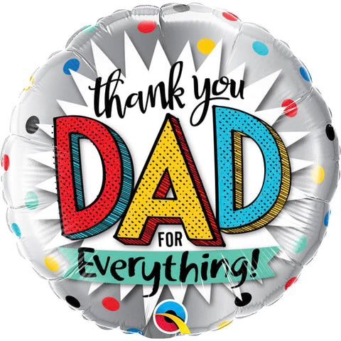 Thank You Dad for Everything 18″ Balloon
