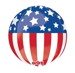 Patriotic Orbz 16&quot; Balloon