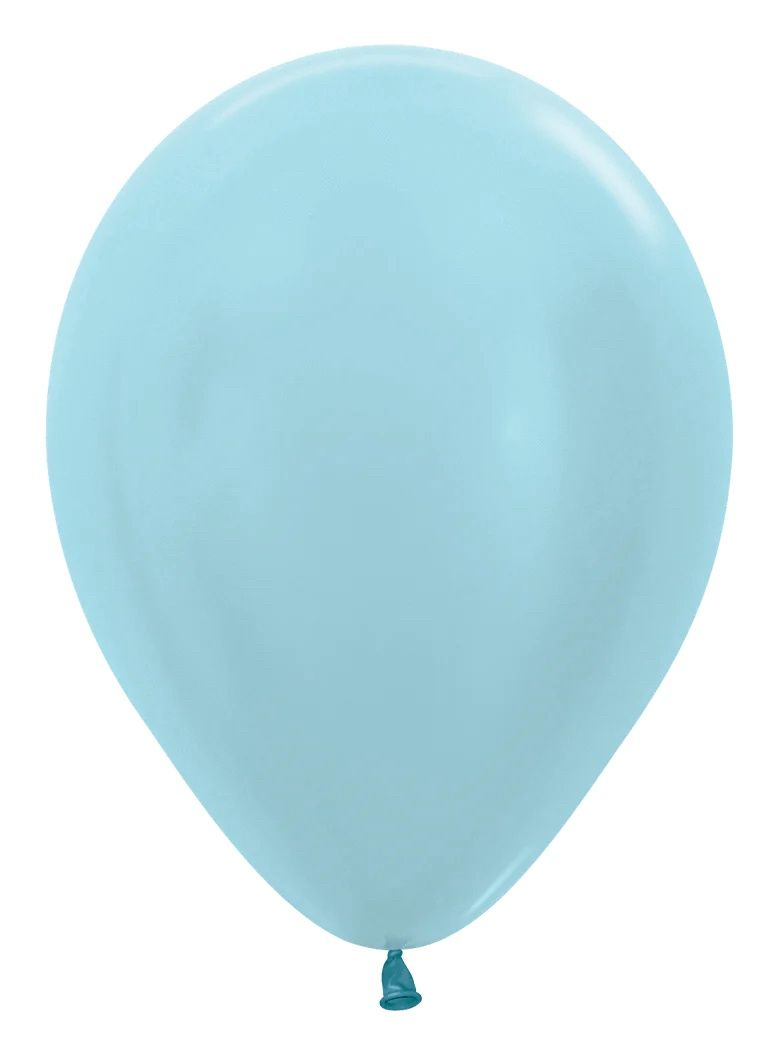 Pearl Blue 11″ Latex Balloons