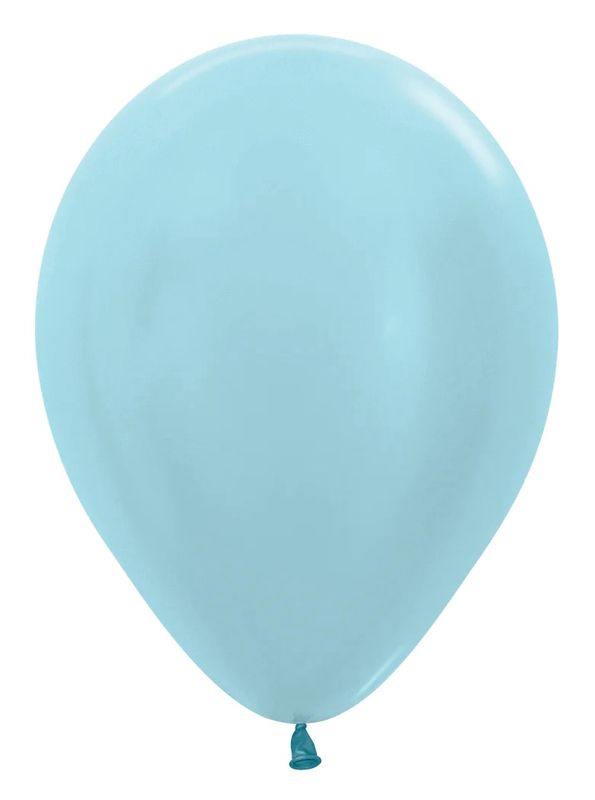Pearl Blue 11″ Latex Balloons