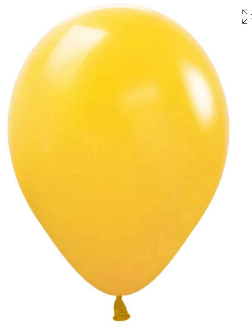 Deluxe Honey Yellow 11″ Latex Balloons 