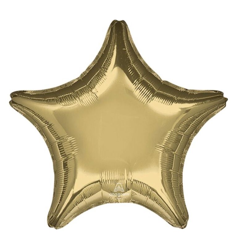 18&quot; White Gold Star