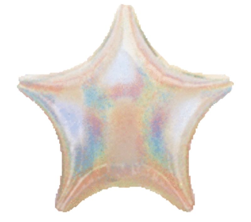 Star - Silver Dazzler 19″ Balloon