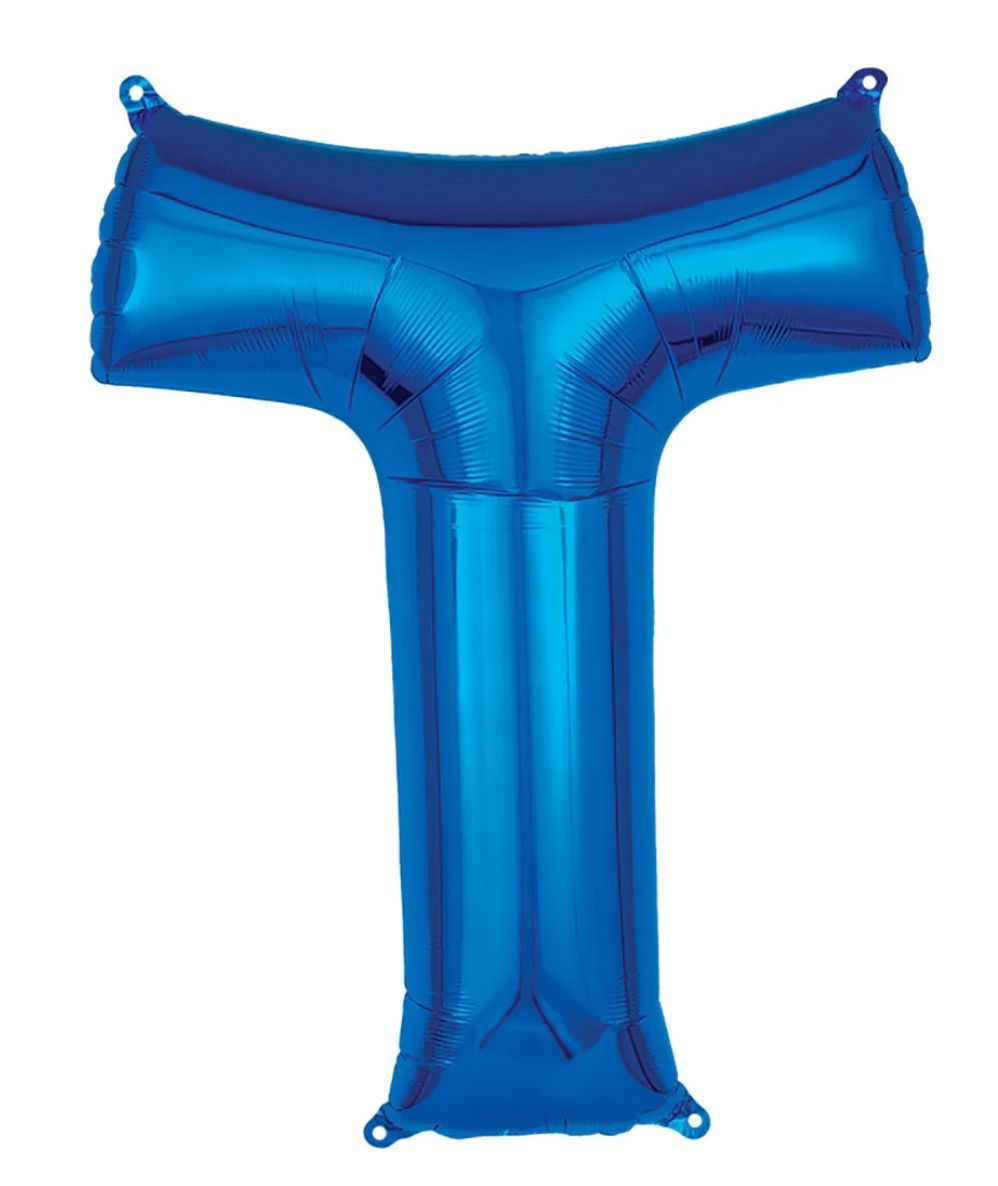 34 inch LETTER T - ANAGRAM - BLUE